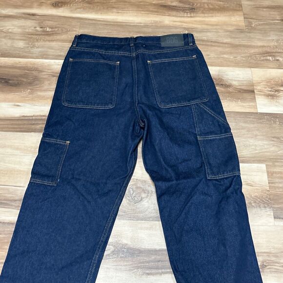 BDG Men's Straight Jeans - Dark Blue - Picture 1 of 10